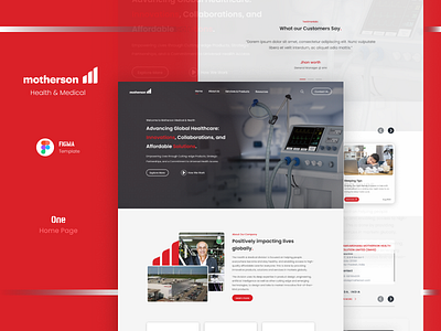 Medical & Health Website Revamp design figma ui ux web webdesign