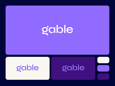 Gable #1 branding gable logo design logotype