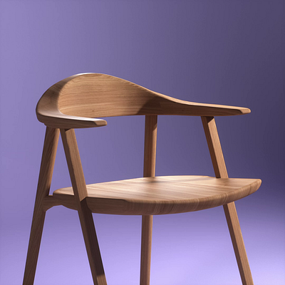Chair | 3D animation 3d 3d animation animation branding chair cinema4d eco gpt gpt5 illustration logo motion design motion graphics octane product render ui wood