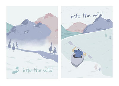 Into The Wild Posters film poster illustration photoshop poster print