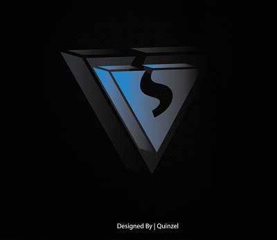 VS Logo 3d graphic design logo