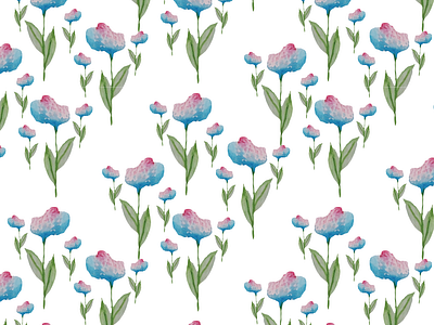 Textile Print Pattern- Cotton candy adobe illustrator graphic design print development print pattern textile water color