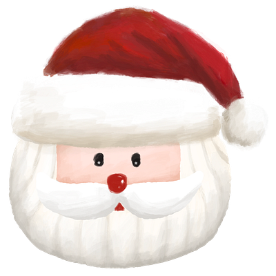 Santa art clip art draw graphic design illustration