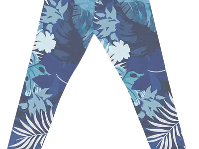 Tropical Cobalt-Print Development adobe illustrator fashion graphic design illustration print development print pattern tropical