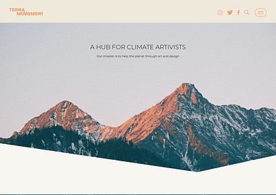 Terra Movement Branding branding climate change graphic design logo poster website wordpress