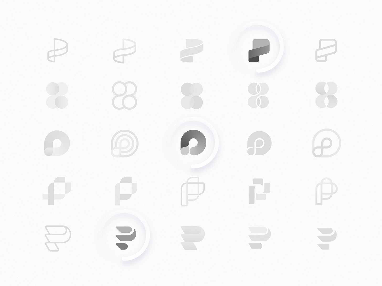 Practice Hub Logo Design Process by Dmitry Lepisov for Lepisov Branding