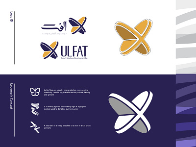 Ulfat Logo Difinition branding graphic design