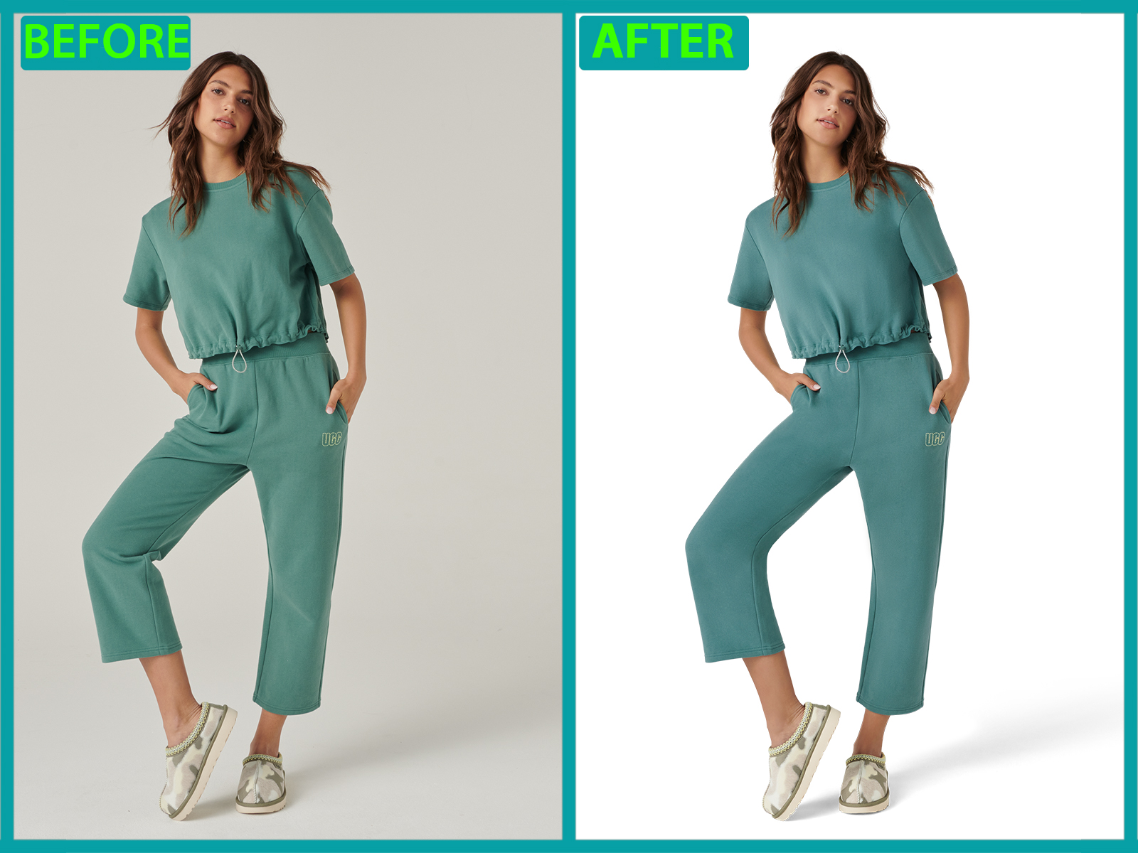 remove wrinkles from clothing photo retouch fashion models by