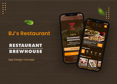 BJ’s Restaurant Phase 1 app ui ux