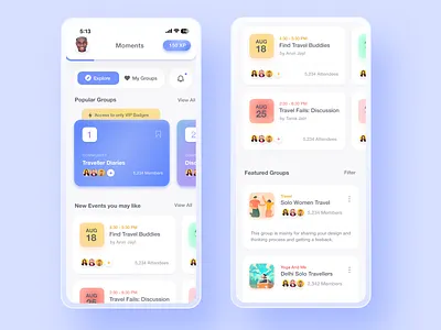 Events calendar dates diares events groups location near me