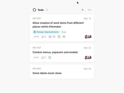 Add a new card interaction animation motion graphics ui