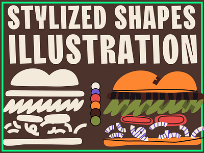 Vector Burger adobe illustrator boston burger digital art drawing food illustration illustrator sandwich shapes simple vector
