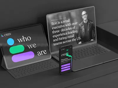 Ossy Retail - Marketing Website (Desktop/Mobile/Tablet) graphic design retailing ui ux