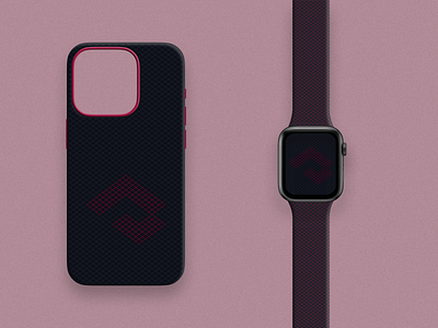 Flamingo - iPhone Case & Watch Band Pitaka apple apple watch band behance case create design dribbble figma iphone pitaka strap
