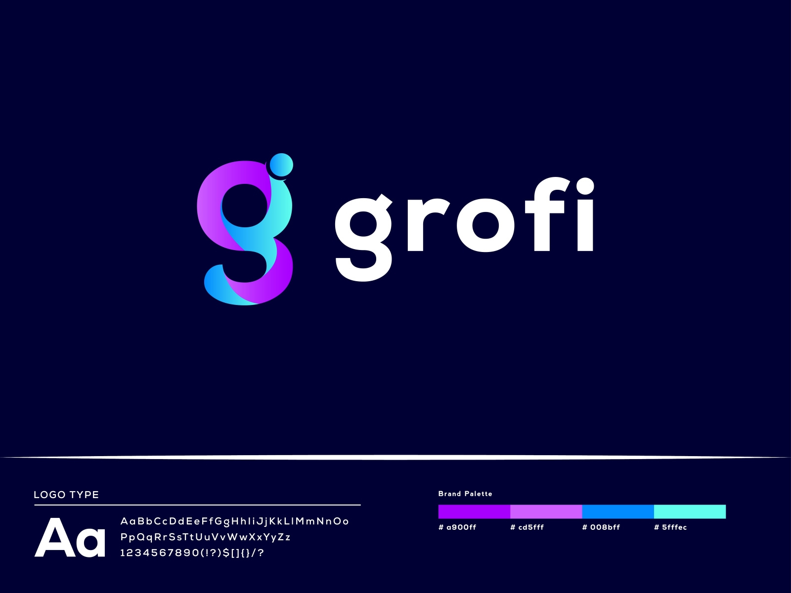 Grofi Modern Logo Design | Technology Logo Design Branding app logo best design best logo design best g latter g logo g tech logo gradient logo icon logo logo mark modern logo startup logo tech company