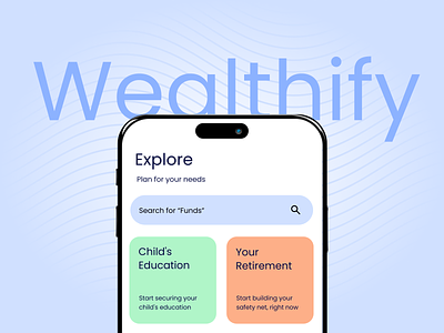 Discover endless opportunities with Wealthify Search animation app app design finance fintech interaction design interactions mobile app motion graphics search ui