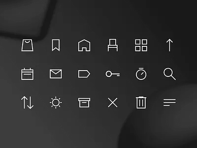 Basic Icons graphic design icon icon design iconpack mobile design mobile icon product product design ui web icon webdesign
