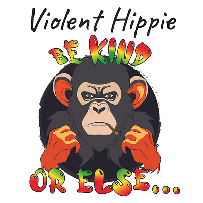 Violent Hippie Design graphic design illustration