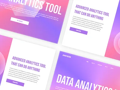Data Analytics Tool 3d animation branding data analytics graphic design logo motion graphics ui user experience user interface wireframe