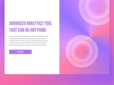 Advanced Data Analytics Website 3d animation branding graphic design logo motion graphics ui