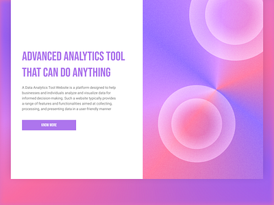Advanced Data Analytics Website 3d animation branding graphic design logo motion graphics ui