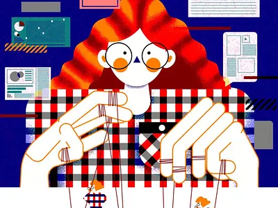 Puppet artstudio childrenbook illustration sketch