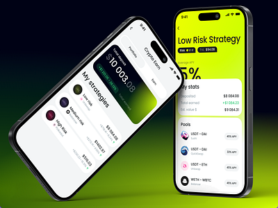 Banxe - Crypto Earn app design blockchain crypto crypto wallet finance ios mobile app mobile ui ux