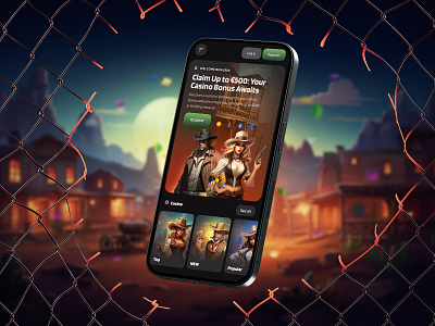 Wild West : Casino Interface bet betting casino casino design crash crypto casino design slots gambling gambling design game interface game ui igaming nft casino online casino poker roulette slots ui casino ux casino wild west