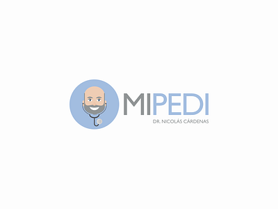 Logo Mipedi doctor graphic design health logo vector