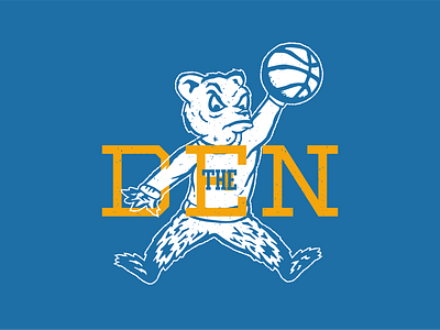 UCLA Den T-shirt Concept branding graphic design illustration logo sports