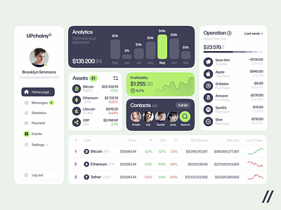 Crypto Wallet Web Platform animation crypto cryptocurrency dashboard design homepage interaction interface landing landing page manage motion navigation platform ui ux wallet web web design website