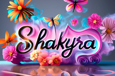 chakira background design graphic design illustration logo typography vector