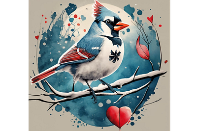 pretty bird illustration branding design graphic design illustration vector