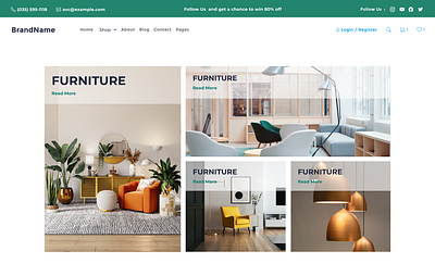 Daily Challenge | Day 12 | Furniture House Hero Section app branding design illustration ui user interface ux web web design