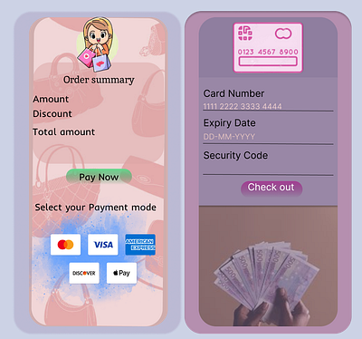 Credit Card Checkout page - Daily UI Challenge #002 animation dailyui graphic design illustration logo ui ux