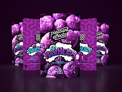 SD Warheads Packaging // Pleasant Effects 3d branding graphic design logo