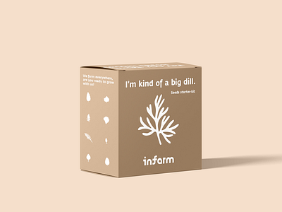 Infarm's Seed Packaging 3d branding graphic design