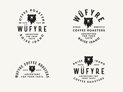 Wüfyre explorations badge branding coffee graphic design icon identity illustration logo nature typography vancouver
