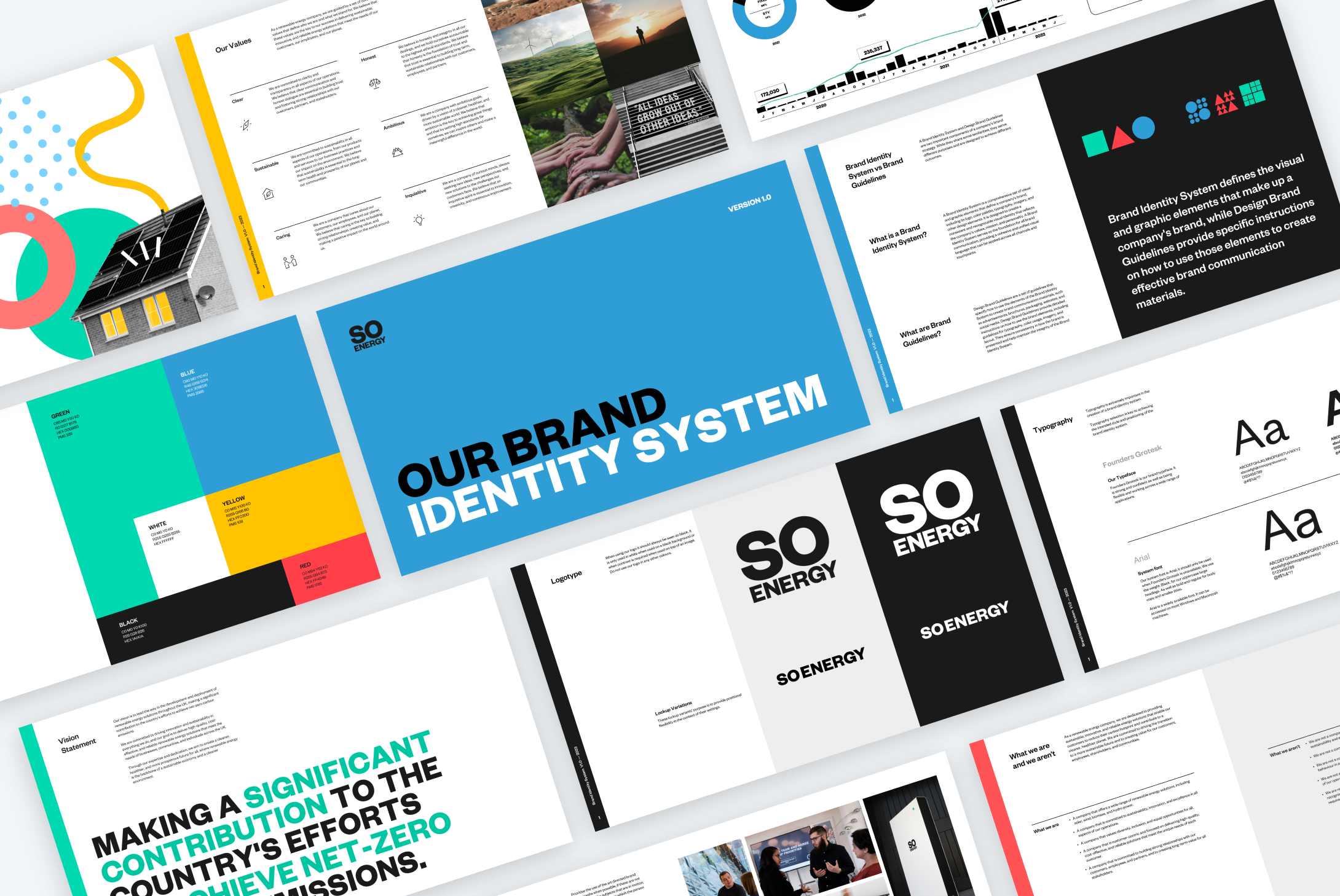 So Energy bold brand identity branding colour company decks energy graphic design illustration motion graphics solar energy solar power sustainability ui visual identity web prototype