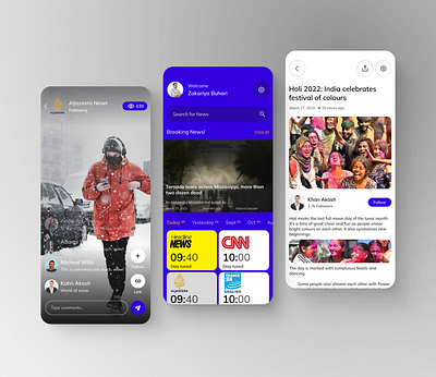 News Mobile App appdesign design figma interface mobileapp news newsapp newsmobile problemsolving productdesign ui uidesign uiux uiuxdesign uiuxdesigner ux uxdesign