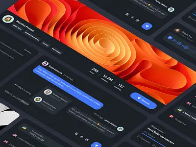 Figma UI kit branding dark design elements product design ui ui kit ukraine ux web