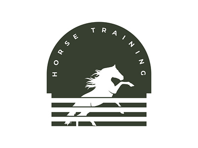 Horse Training Logo animal design graphic design horse logo logo design mamalia training vector vintage