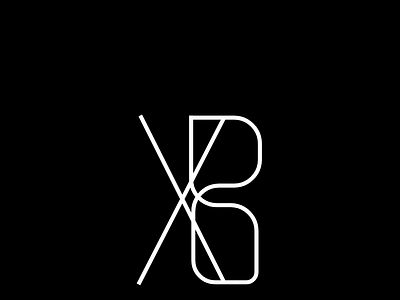 Simple logo XB design graphic design icon logo