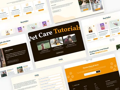 Pawart Full Landing Page design ecommerce homepage interface landing landing page pet design pet shop product service store ui user interface ux web web design web designer web site website website designer