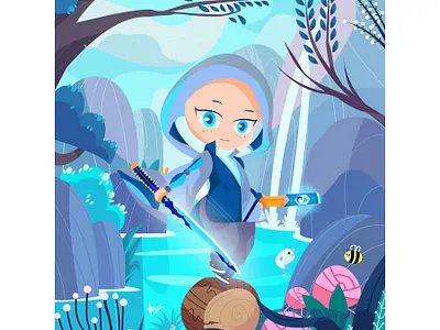 Chalister! adobe animation character design design digital art digital illustration digital paint graphic design illustration