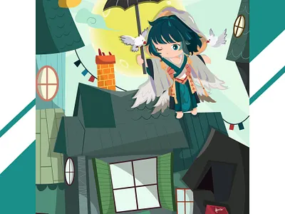 Aquila! animation character design design digital art digital illustration digital paint graphic design illustration logo