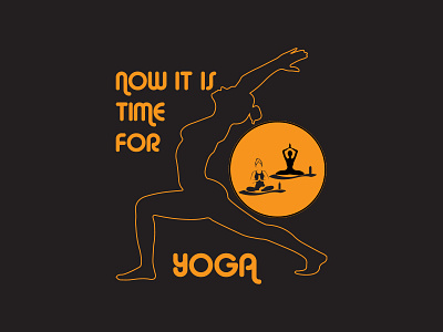 Yoga t-shirt design yoga cartoon