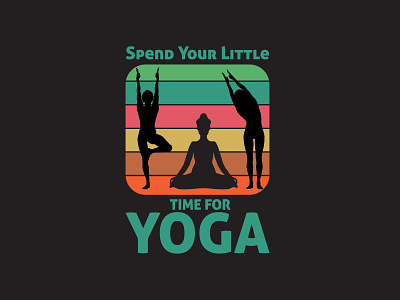 Yoga T-shirt Design yoga cartoon