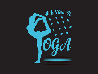 Yoga T-shirt Design yoga cartoon