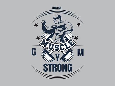 Gym T-shirt Design fitness motivation